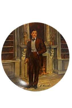 Edwin M. Knowles Rhett Gone With The Wind Plate